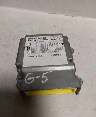 Volkswagen Golf V Airbag control unit/module 1K0909605T 21070515C 5WK43412