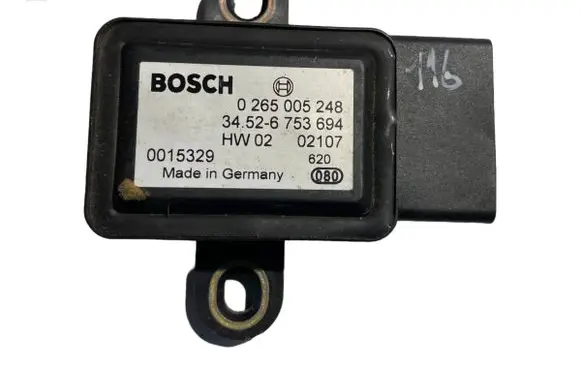BMW 5 E39 ESP acceleration yaw rate sensor 6753694 34526753694 0265005248