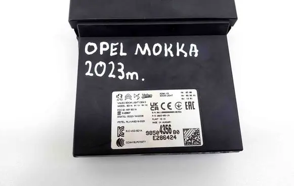 Opel Mokka B Light module LCM 9850435680