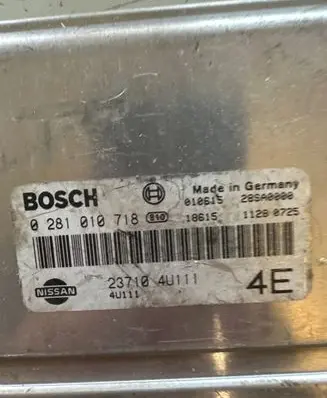 Nissan Almera Tino Engine control unit/module 0281010718