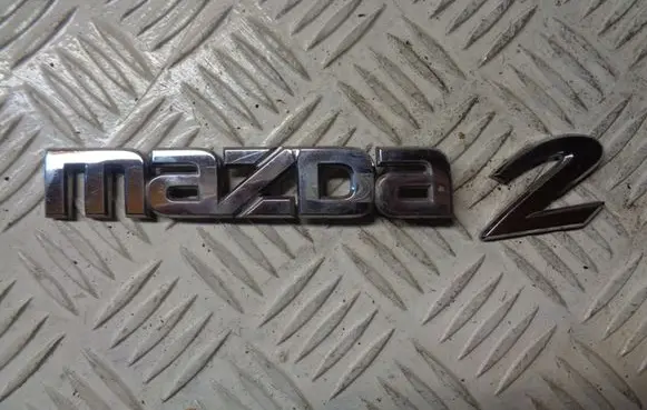 Mazda 2 Rear loading door model letters 