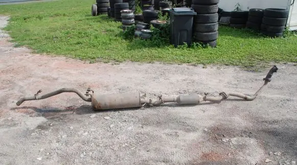 Ford Ranger Catalyst/FAP/DPF particulate filter 