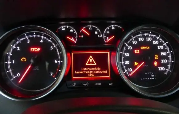 Peugeot 508 Speedometer (instrument cluster) 9665962380 IMPRK1360506