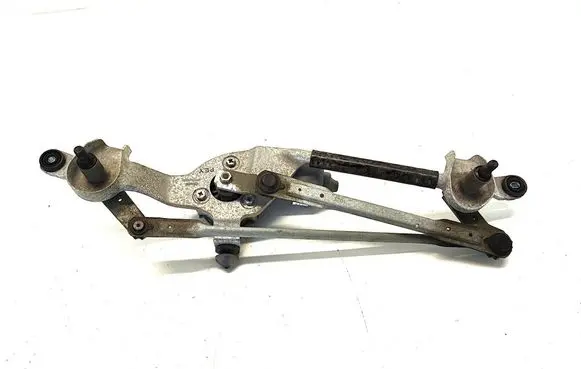 Front wiper linkage and motor