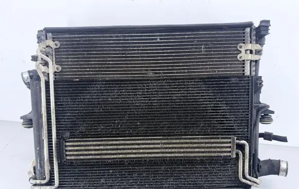 Audi Q7 4L Radiator set K262100601 7L6121253B 7L0121203H