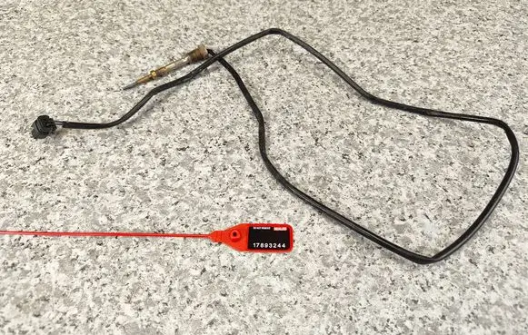 BMW 5 F10 F11 Exhaust gas temperature sensor 8514730 7543312