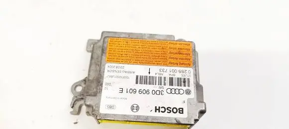 Volkswagen Phaeton Airbag control unit/module 3D0909601E 0285001733
