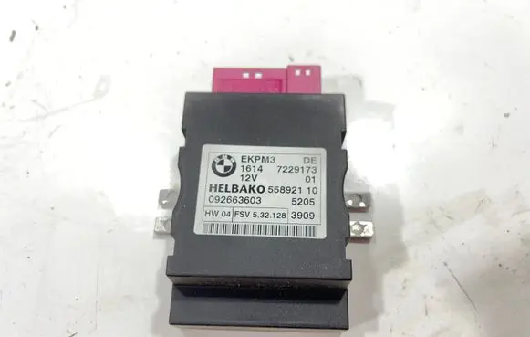 BMW 5 E60 E61 Fuel injection pump control unit/module 7229173