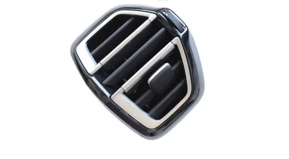 Dashboard air vent grill cover trim