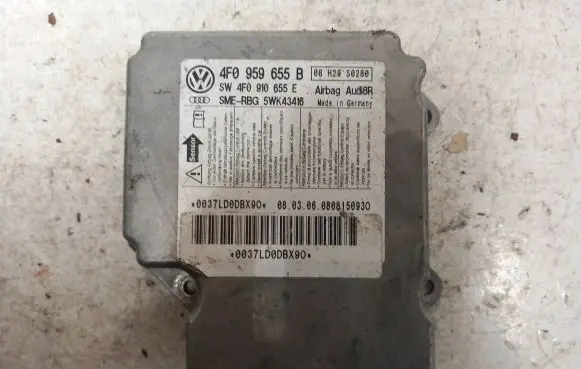 Audi A6 S6 C6 4F Airbag control unit/module 4F0959655B 4F0910655E 5WK43416