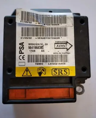 Citroen C5 Airbag control unit/module 9641968380 1728A5 L3V2E21A4C8