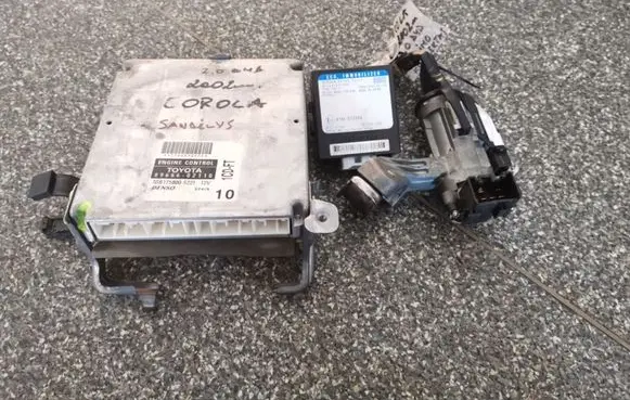 Toyota Corolla E120 E130 Engine ECU kit and lock set 8978302020 8978012140 626149000
