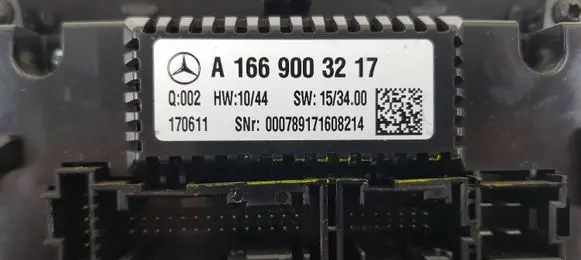 Mercedes-Benz GLE AMG (W166 - C292) Climate control unit A1669003217 000789171608214