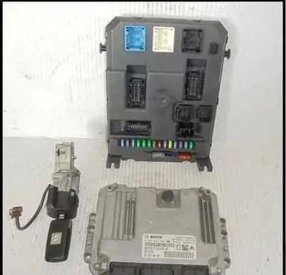 Citroen C3 Engine ECU kit and lock set 9666986880