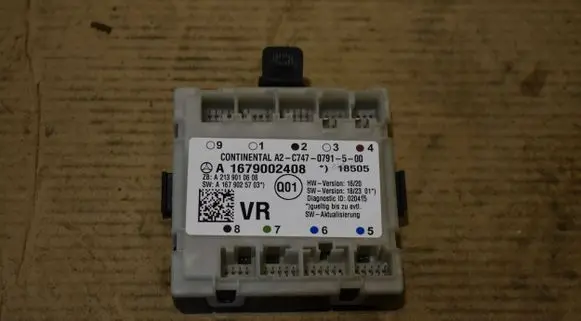 Mercedes-Benz GLE W167 Door control unit/module A1679002408555525