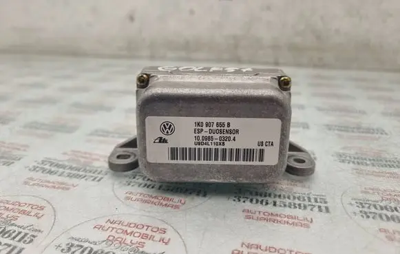 Volkswagen Golf Plus ESP acceleration yaw rate sensor 1K0907655B