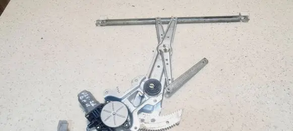 Front door window regulator with motor