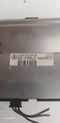 Mercedes-Benz C W203 Parking PDC sensor display screen A2035450332