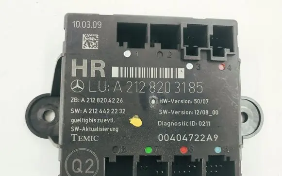 Mercedes-Benz E W212 Door control unit/module DALISID1924 2128203185 A2128203185