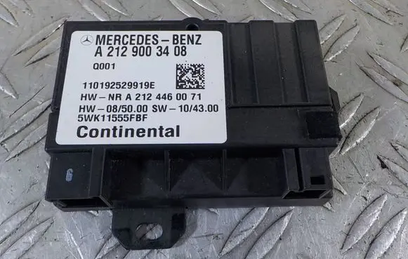 Mercedes-Benz E W212 Fuel injection pump control unit/module A2129003408 A2124460071 110192529919E