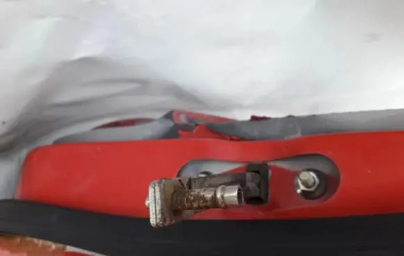 Mazda 121 Front door check strap stopper 