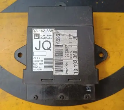 Opel Vectra C Door control unit/module 5WK46001 13193368