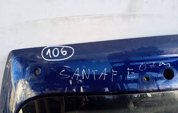 Hyundai Santa Fe Tailgate/trunk/boot lid