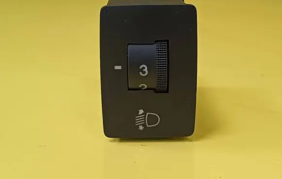 Headlight level height control switch