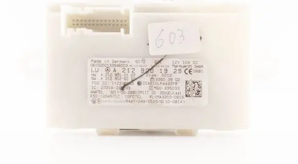 Mercedes-Benz E W212 Keyless (KESSY) go control unit/module A2129001929 A2129010107 A2129028210