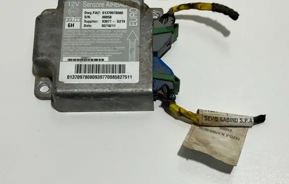 Fiat Ducato Airbag control unit/module 01370978080
