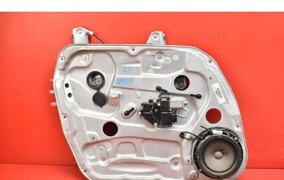 Front door window regulator with motor