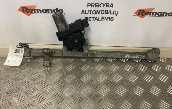 Front door window regulator with motor