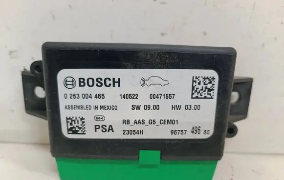Peugeot 2008 I Parking PDC control unit/module 0263004465 9675749680 00471657