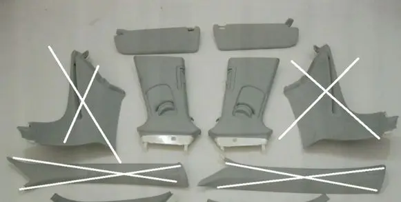 Audi A6 S6 C7 4G Headlining set A64GIN292143MAG