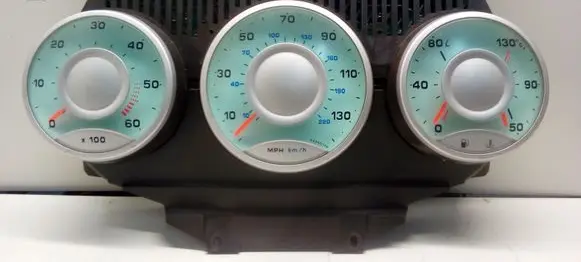 Peugeot 807 Speedometer (instrument cluster) 1496273080 UMDFUR93 1846598