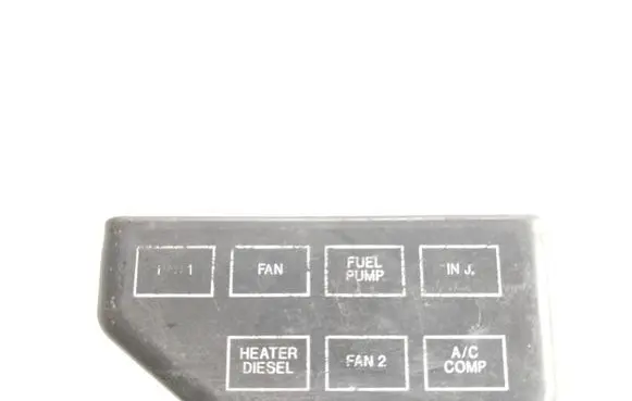 Alfa Romeo 156 Fuse box cover 60624383
