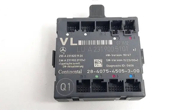 Mercedes-Benz SL R231 Door control unit/module A2319005101