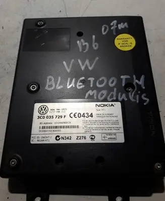 Volkswagen PASSAT B6 Bluetooth control unit module 3C0035729F