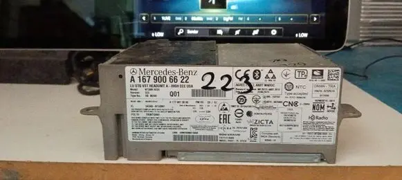 Mercedes-Benz GLE W167 Radio/CD/DVD/GPS head unit A1679006622