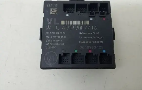 Mercedes-Benz C W204 Door control unit/module A2129004402