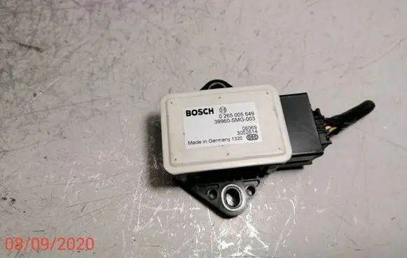 Honda Civic ESP acceleration yaw rate sensor 39960SMG003 0265005649
