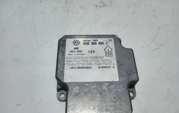 Volkswagen PASSAT B5.5 Airbag control unit/module 6Q0909605C 01000301K 5WK42900