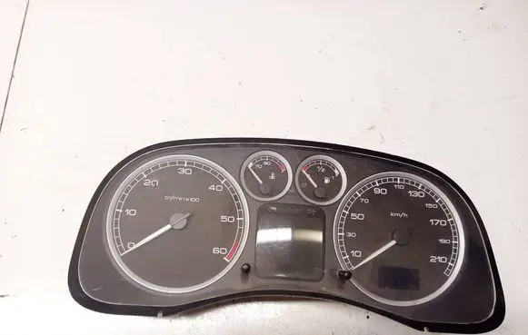 Peugeot 307 Speedometer (instrument cluster) 9636708880
