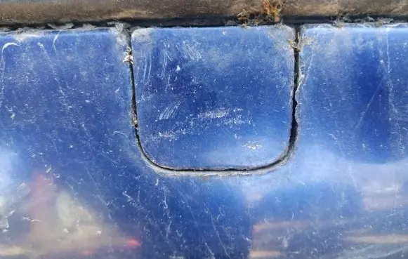 Peugeot 807 Rear bumper row hook cap/cover 