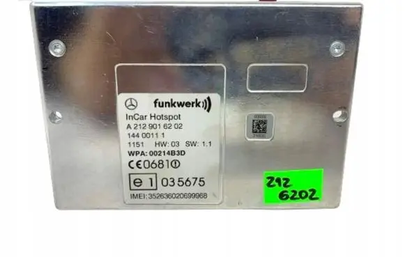 Mercedes-Benz E W212 Engine control unit/module ECU A2129016202