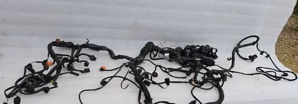Engine installation wiring loom