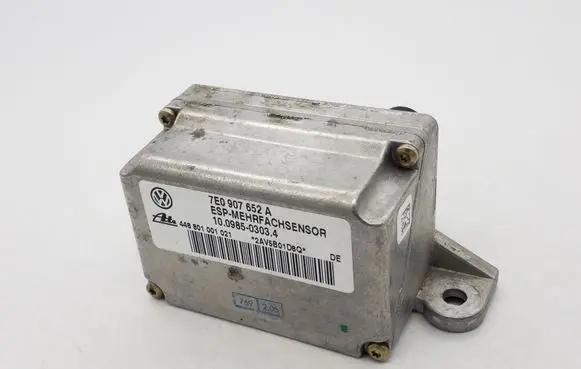Volkswagen Touareg I ESP acceleration yaw rate sensor 7E0907652A 10098503034