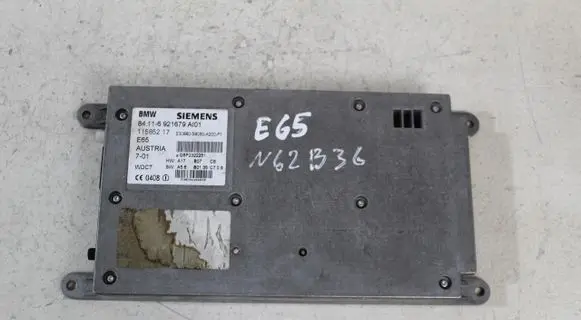 BMW 7 E65 E66 Trunk lid opening control unit 6921679