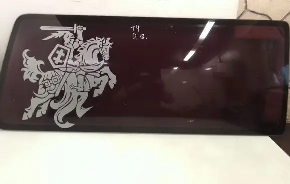 Rear side window