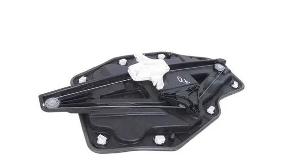 Rear window lifting mechanism without motor